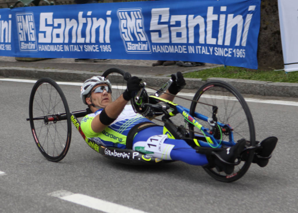 Handbike, la 3ª tappa a San Pellegrino