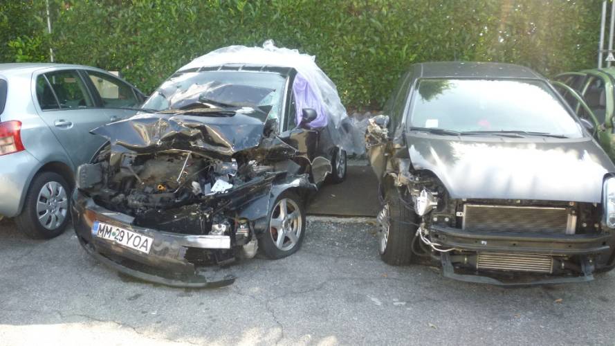 Le auto coinvolte nella rissa e nell'omicidio