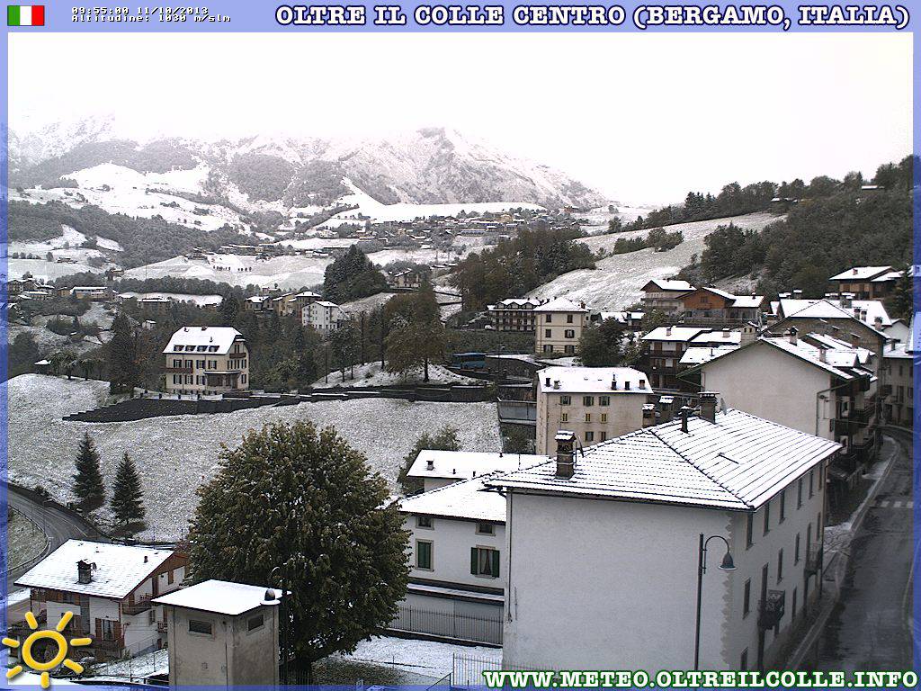 Ottobre 2013, la prima neve in Val Brembana