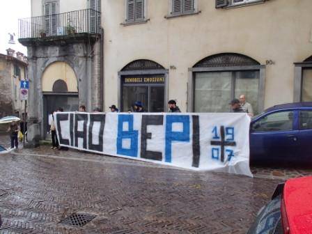 L’ultimo saluto di Bergamo a Bepi Casari