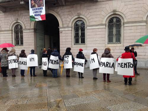 Flash mob per la rappresentanza femminile