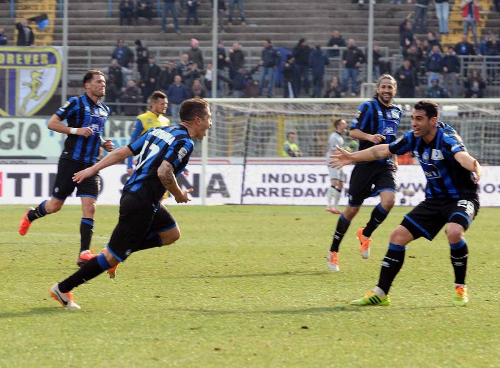 Atalanta-Chievo 2-1, le esultanze dei nerazzurri