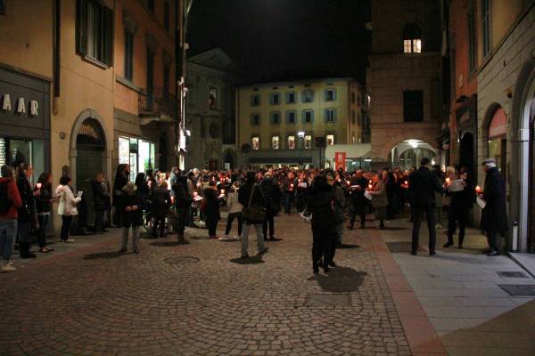 Fiaccolata per Gigi Marconi