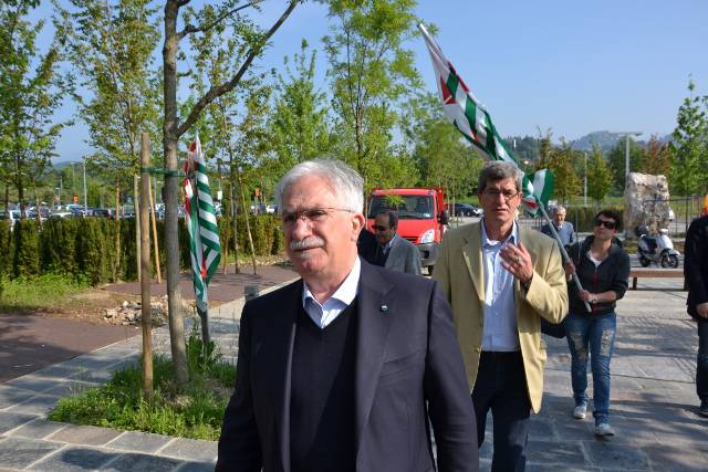 Il presidio dei lavoratori Markas all'ospedale