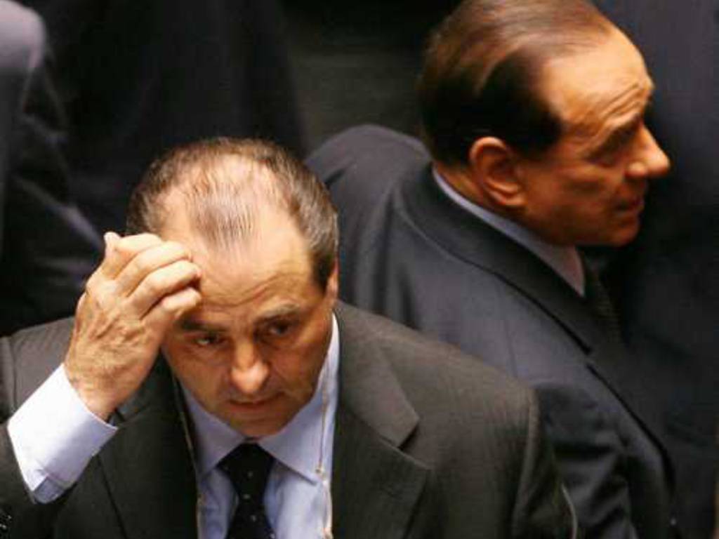 Antonio Di Pietro e Silvio Berlusconi