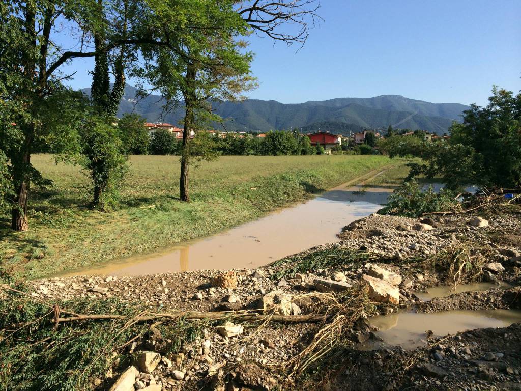 Esondazione del Cherio, Gorlago conta i danni