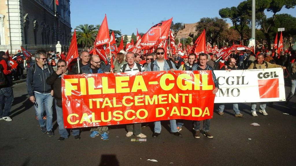 Bergamaschi a Roma contro Renzi