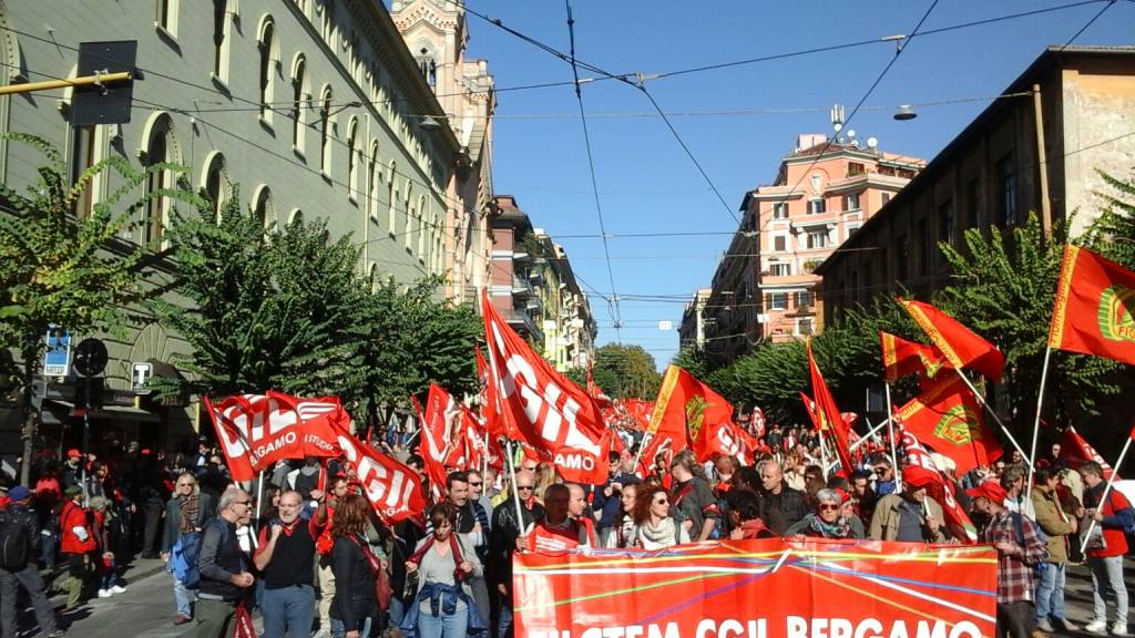 Bergamaschi a Roma contro Renzi