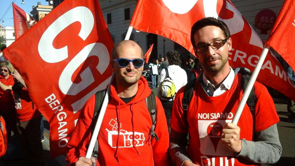 Bergamaschi a Roma contro Renzi