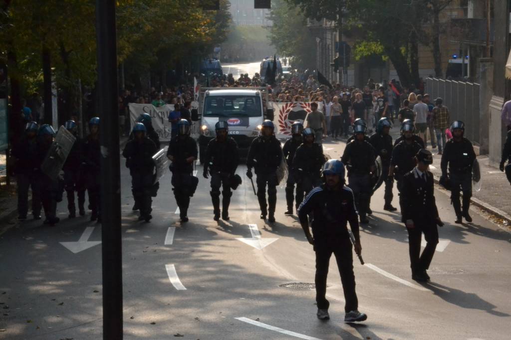 Bergamo blindata: Forza Nuova e Antifascisti