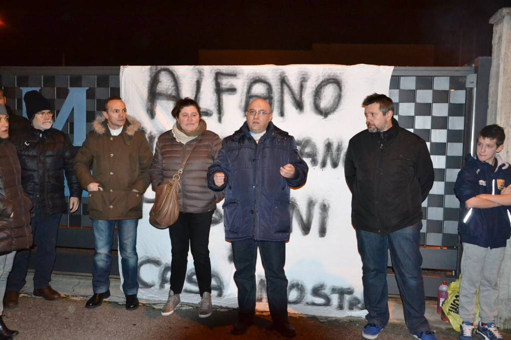 Cividate, corteo per Giovanni Balestra