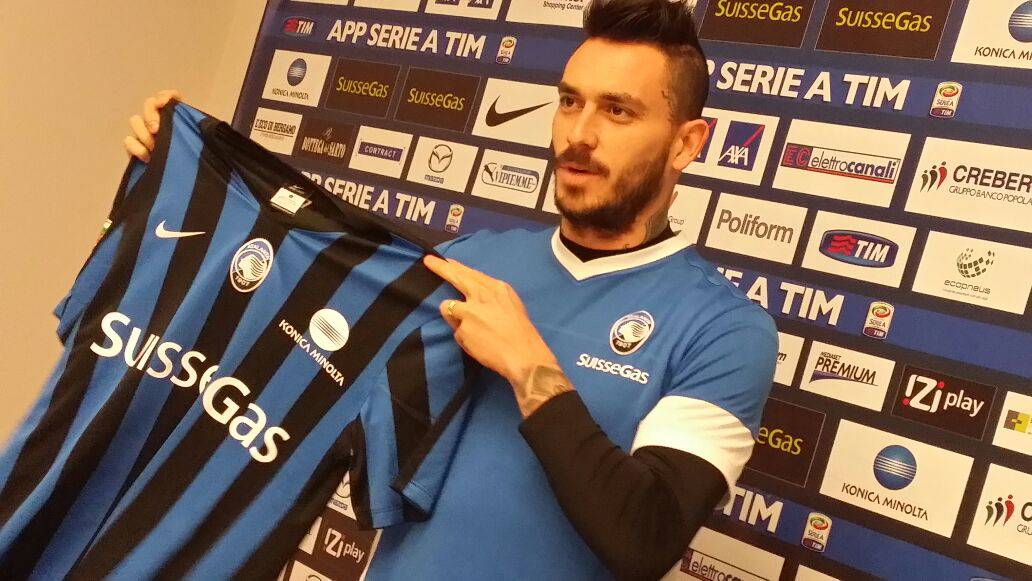 Atalanta, la presentazione di Pinilla