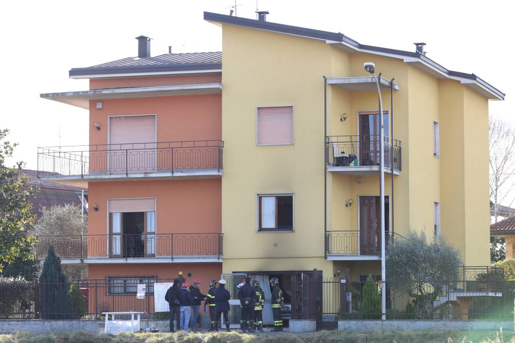 Calusco d'Adda, esplosione in una villetta