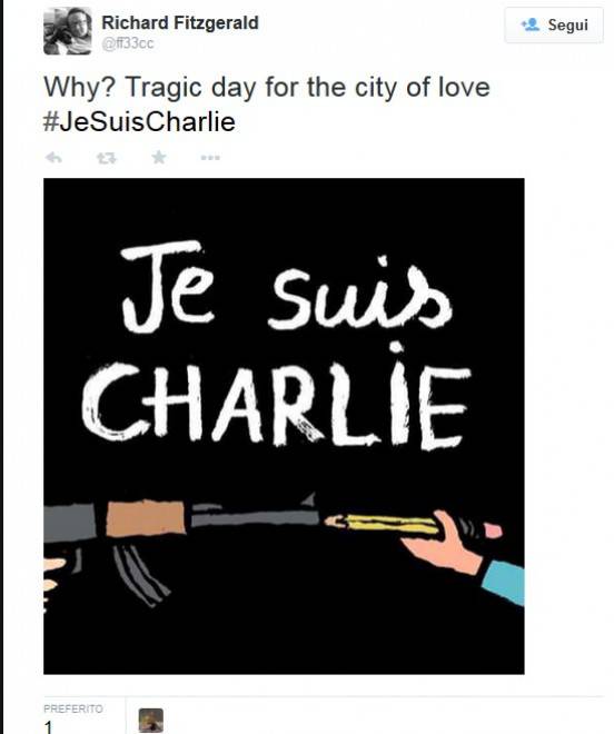 #JeSuisCharlie, hashtag per la libertà di espressione