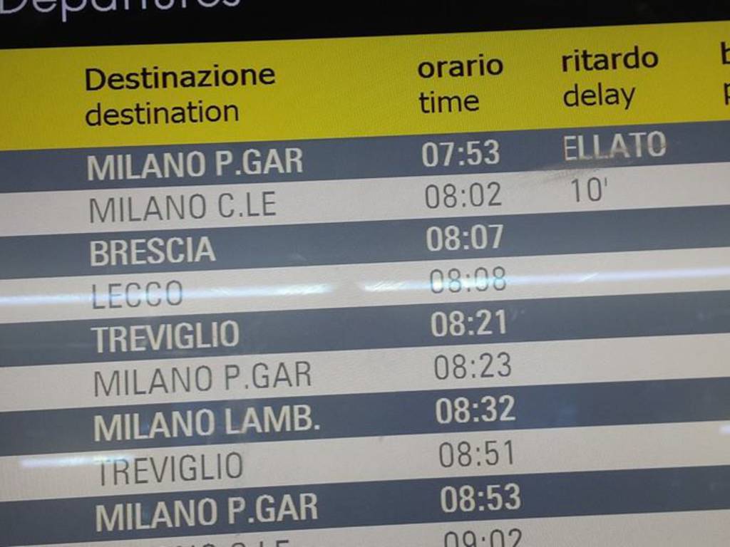 Ritardi Trenord