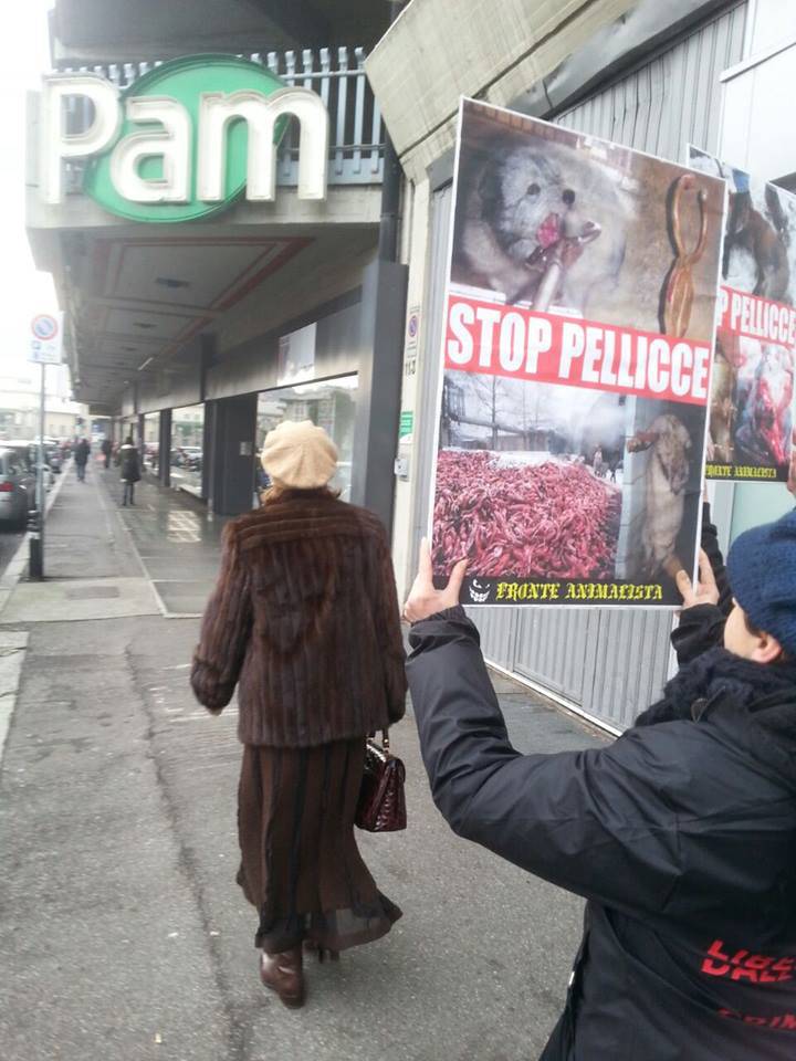 "Stop alle pellicce": animalisti contro bergamasche