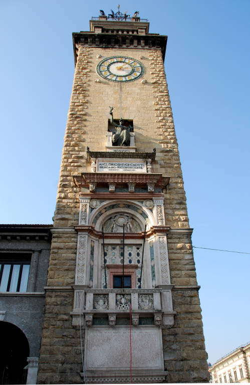 Restauro conservativo alla Torre dei Caduti di Bergamo