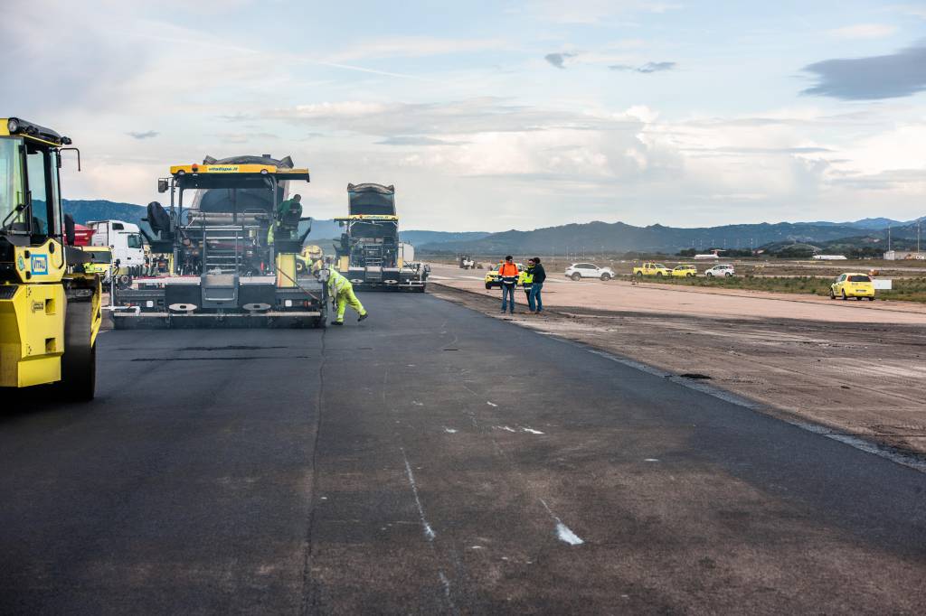 Alla Vitali Spa la pista dell'aeroporto di Olbia