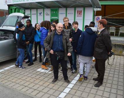 Inaugurazione della stazione di ricarica veicoli elettrici a Presezzo