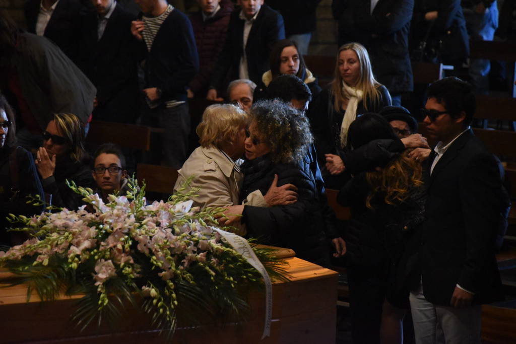 Il funerale di Gigi Parma