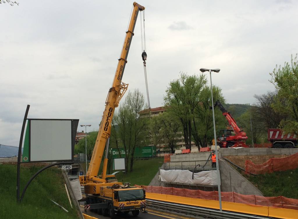 La ricostruzione del ponte di Monterosso