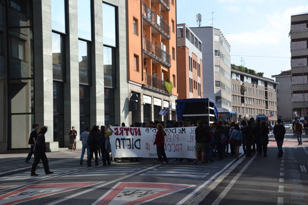 Manifestazione anti-Expo e Buona scuola