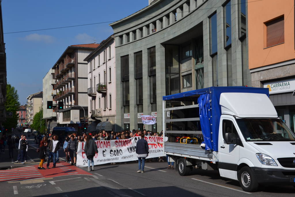 Manifestazione anti-Expo e Buona scuola