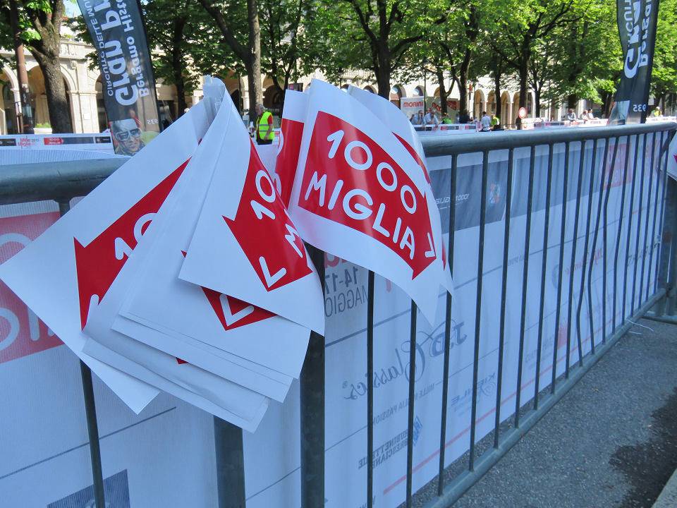 L'abbraccio di Bergamo alla "Mille Miglia"