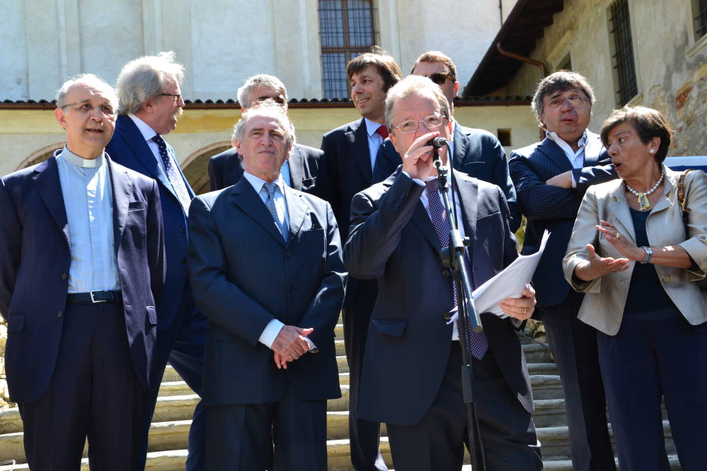 L'inaugurazione di Astino