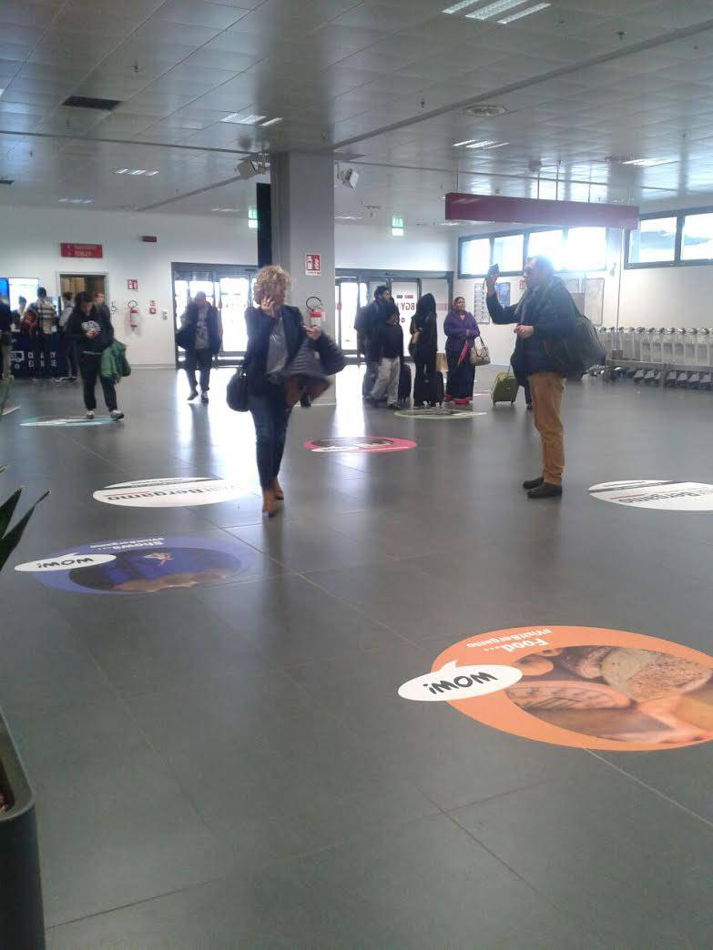 Visit Bergamo! I cartelli all'aeroporto