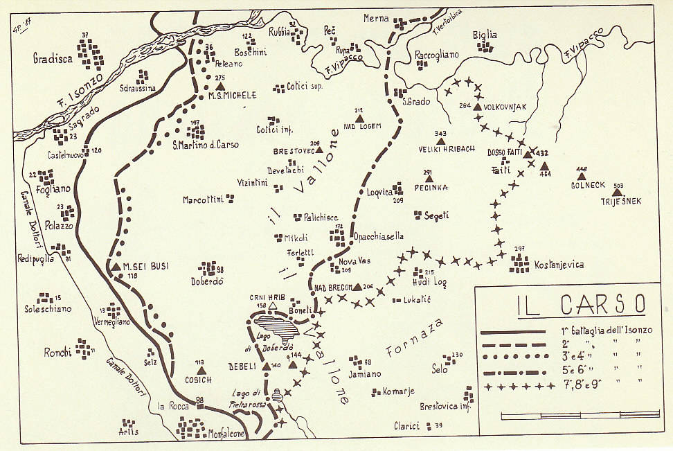 La prima battaglia dell'Isonzo