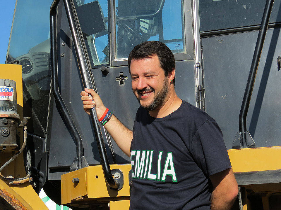 Salvini a Pontida 2015