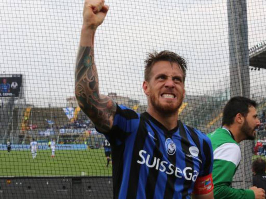 Denis al termine di Atalanta-Empoli del 26 aprile 2015