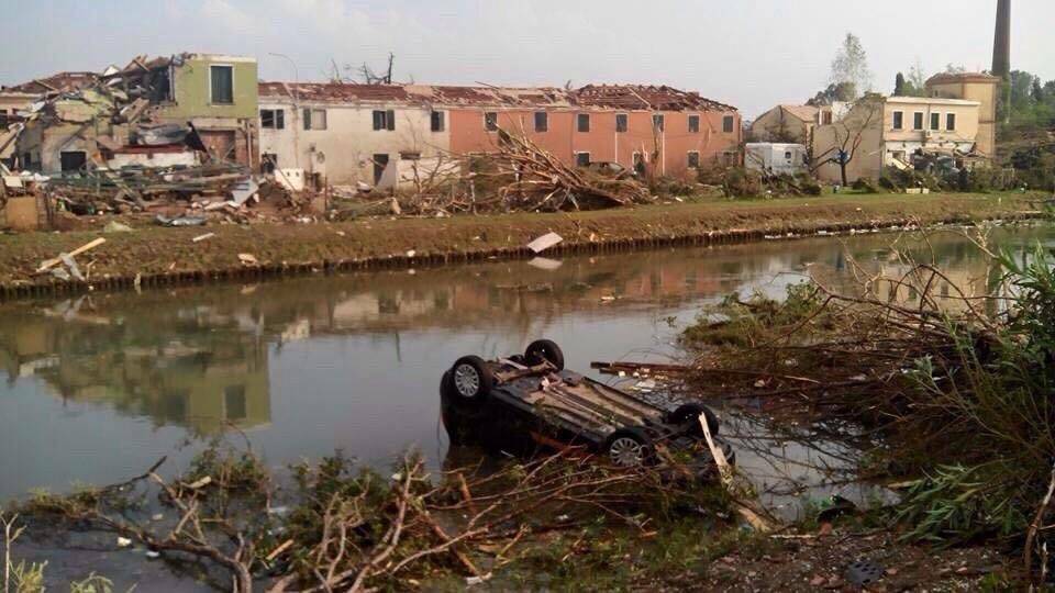 Maltempo, disastro in Veneto