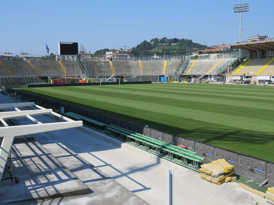 Stadio Comunale, lavori avanti senza sosta