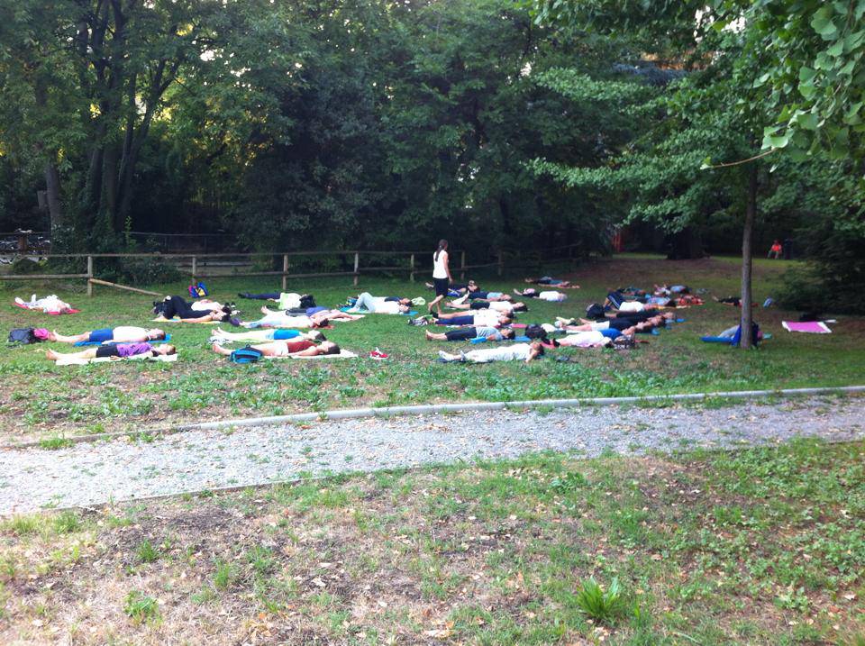 Yoga al parco Caprotti