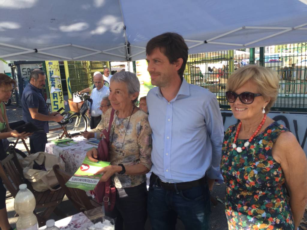 Pippo Civati a Bergamo per gli 8 referendum