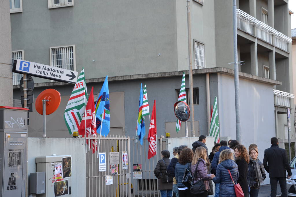 Sciopero dei lavoratori Italcementi