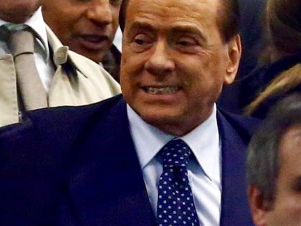 Silvio Berlusconi a San Siro