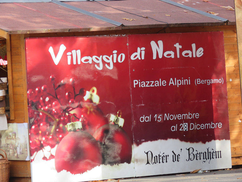 Villaggio di Natale 2015 a Bergamo