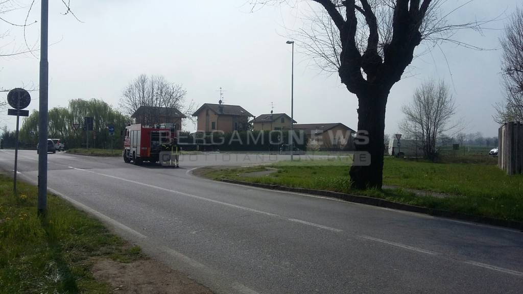 Incidente a Treviglio martedì 22 marzo