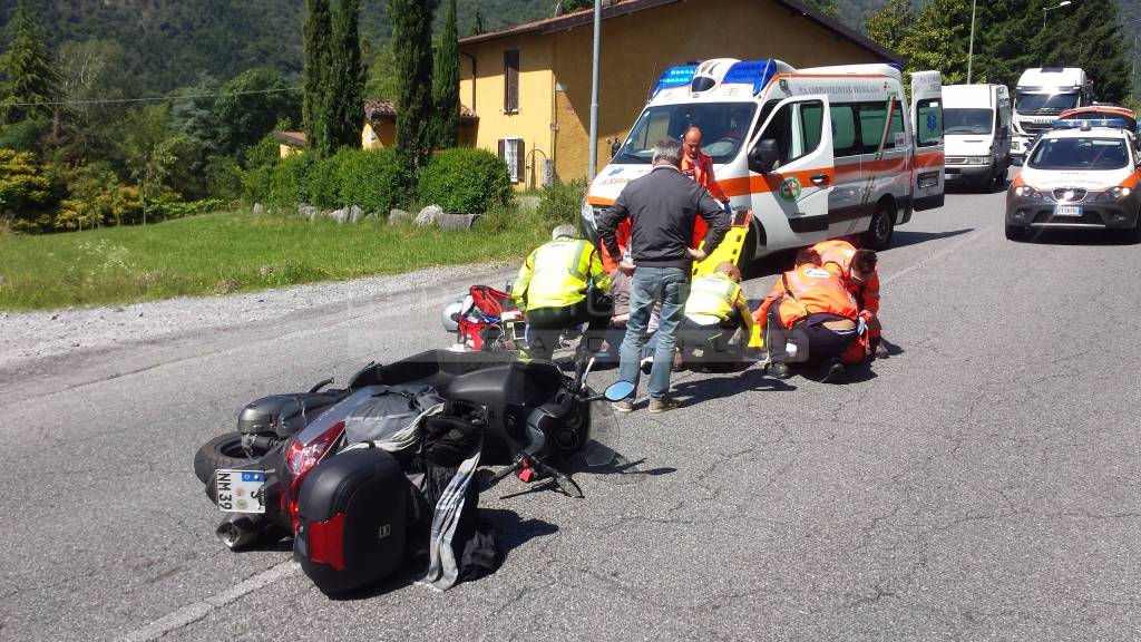 Incidente a Cerete, ferito 57enne