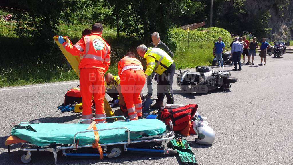 Incidente a Cerete, ferito 57enne