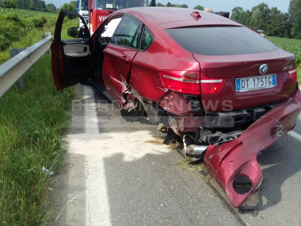 Incidente a Mozzanica martedì 7 giugno