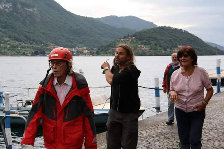 Perletti e Metcalf fotografano Christo 