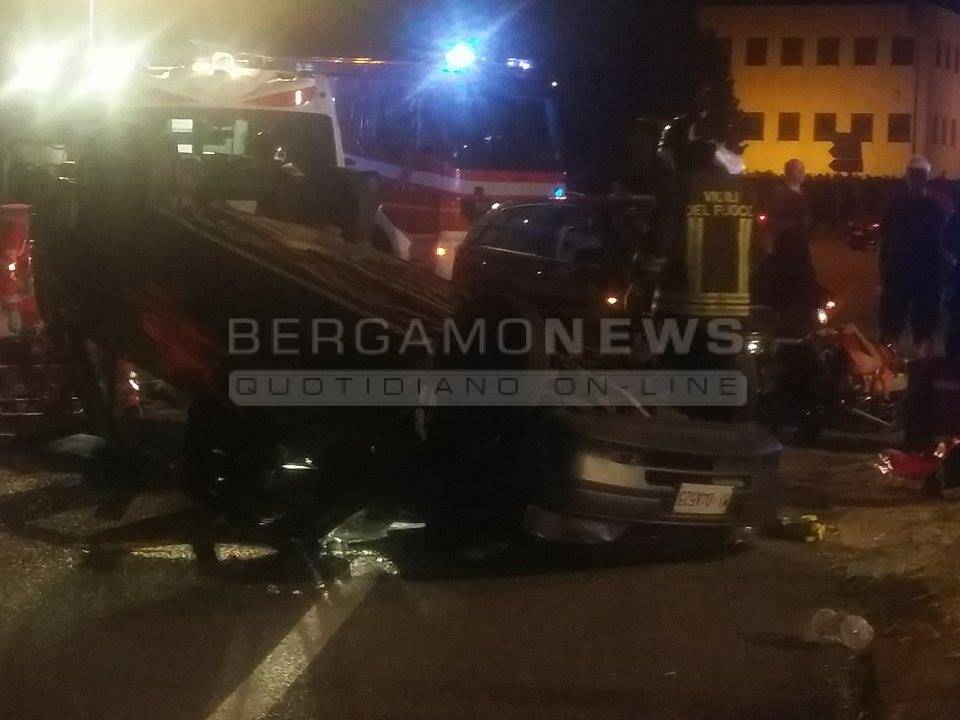 Incidente a Calvenzano: 4 feriti