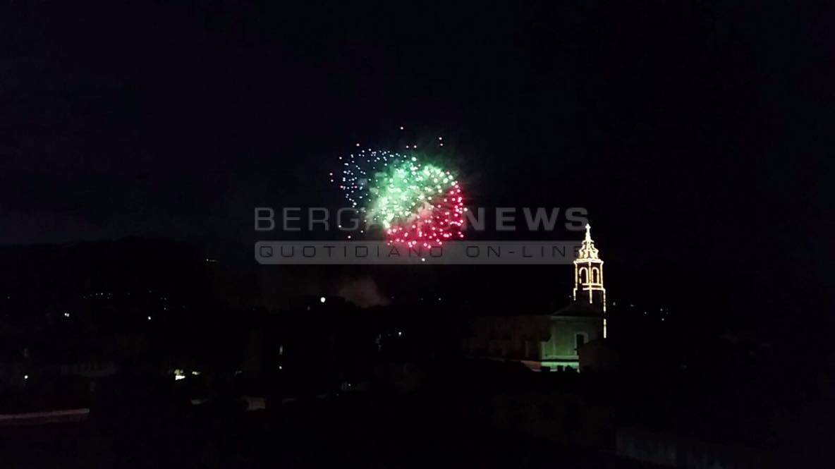 Fuochi d'artificio a Bergamo