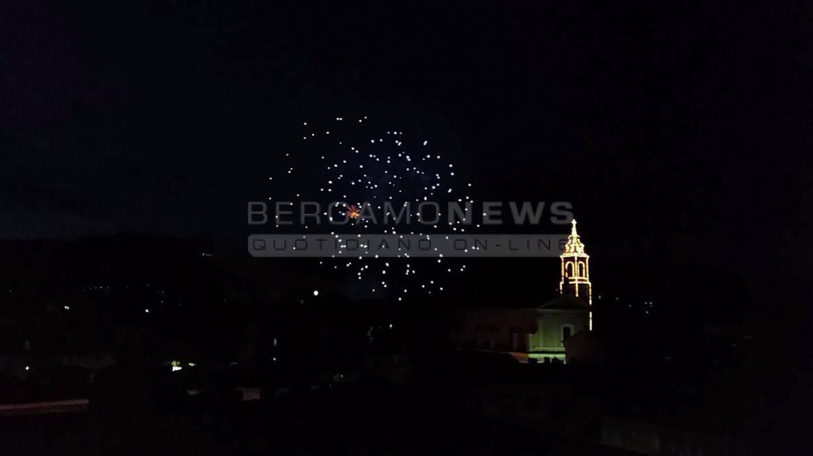 Fuochi d'artificio a Bergamo