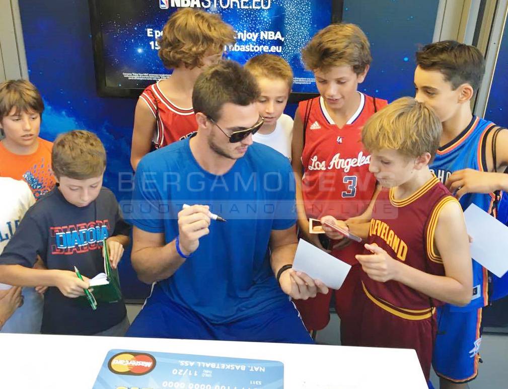 Danilo Gallinari a Bergamo