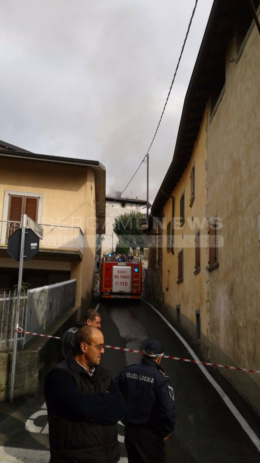 Incendio a Sorisole